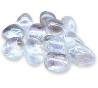 TENET - Pietre Levigate Minerali Naturali Cristalloterapia e Reiki Cristalli - Pietra Singola 20-25 mm (QUARZO AURA)