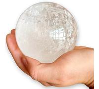 TENET - Sfera di Cristallo Pietra Naturale Minerale - (CRISTALLO DI ROCCA - IALINO -, 10 cm)