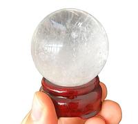 TENET - Sfera di Cristallo Pietra Naturale Minerale - (CRISTALLO DI ROCCA - IALINO -, 3 cm)