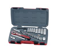 Teng Imperial Presa Set Standard E Profondo 35 PC 1cm Drive 6Pt Cromato T3835AF
