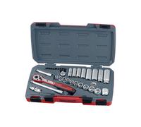 Teng Imperial Presa Set Standard E Profondo 35 PC 1cm Drive 6Pt Cromato T3835AF