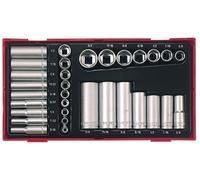 Teng Imperial Standard E Presa Profonda Set 32 PC 1/4 & 1cm Drive 6Pt TTAF32