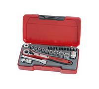 Teng Metrico Presa Set 24 PC Lunghezza Standard 0.6cm Drive Cromo 6Pt T1424