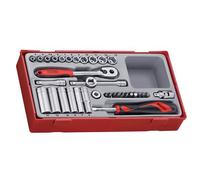 Teng Standard Profondo Metrico Presa Set 35 Pezzi 0.6cm Drive 4 A 13mm 6Pt