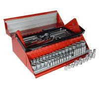 Teng TC187 Mega Rosso Set Di Attrezzi Di 187 1/4 3/8 E 1/2in TENTC187