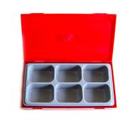 Teng Tools TC Vassoio TT04 Contenitore Con Rimovibile Coperchio, 6 Compartimenti