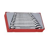 Teng TT1236 - Set di chiavi combinate in acciaio cromo vanadio, 12 pezzi