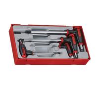 Teng TTHEX - Set di chiavi esagonali metriche con impugnatura a T, 7 pezzi