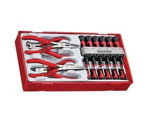 Teng TTMI - Set fi mini pinze e cacciaviti, 16 pezzi
