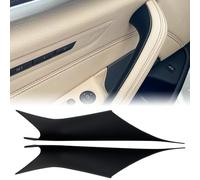 TENGBASE Bling Your Ride - Copri maniglie per porte compatibili con BMW Serie 5 G30 G31 modelli 2017-2022, aggiorna i tuoi interni con 2 coperture per maniglie interne (nero opaco)