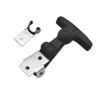 TENGEE - Set di supporti per cofano, supporti per cofano elastici in gomma, chiusura per cofano, chiusura per cofano in gomma e acciaio inossidabile, per casse degli attrezzi, carrelli, motori di