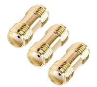 TengKo Coassiale RF Adattatore Connettore SMA coassiale Jack Connettore SMA Femmina a Femmina SMA (3-Pack)