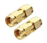 TengKo RF connettore coassiale adattatore SMA coassiale Jack connettore SMA maschio a maschio SMA (2-pack)