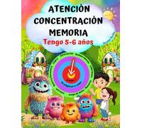 TENGO 5-6 años! Libro Preescolar-Juegos y Pasatiempos.Ejercicios para mejorar la Concentración,Atención y Memoria.: Actividades Educativas y ... los Puntos y más!