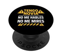 Tengo Novia Latina Toxica No Me Hables Chula Mujer Mexicana PopSockets PopGrip Adesivo