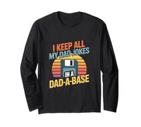 Tengo tutte le battute di mio padre in un papà un papà base una battuta di base Maglia a Manica
