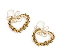 Tengru Coppia di campane professionali fatti a mano indiane Kathak Ghungroo grandi legate con corda di cotone Accessori danza classica I Strumento musicale (25 campane)