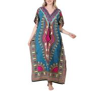 Tengru Lifestyle Kaftano da donna a tunica kimono maxi da donna Dashiki africano caftano taglie forti lounge ragazze kimono, Tl-ml-tl, taglia unica