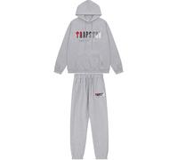 TENGSHID Tuta uomo e tuta donna da ricamo, tuta casual a due pezzi per la stagione autunnale e invernale, adatta a tutti i giorni, al lavoro e allo sport. (grey-D,M)