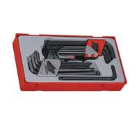 Tengtools TTHT28 - Set di chiavi esagonali mm / af e tx 28 pezzi