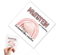 TENGWA Iscrizione a Scuola per Bambini Pietre Portafortuna Rosa 2,8cm Pietre Curative Pietra Naturale Pensierino con Confezione Regalo Incoraggia i Bambini dà Coraggio Regalo per Scolari Souvenir
