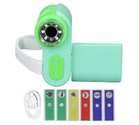 TengXiCLP Microscopio per bambini 1000X, microscopio digitale tascabile portatile con schermo a colori da 2 pollici, videocamera educativa per attività didattiche a casa, a scuola e per (Verde)