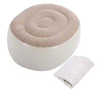 TengXiCLP Sgabello Gonfiabile in PVC Portatile, Cuscino Sedia ad Aria Morbida per Interni ed Esterni, Sedile Multifunzionale con Ugello di Riempimento Rapido, Superficie in Floccato Antisciv