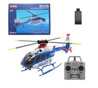 TENIREALX RC ERA C123 RC Elicottero per adulti, 2.4G 1/36 Scala 6CH Telecomando Aircraft Militare con Giroscopio a 6 assi e 6G/3D Flips, Altitude Hold/Posizionamento del flusso ottico - RTF