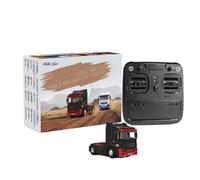 TENIREALX TURBO RACING - C50-T - Auto radiocomandata in scala 1:76, 3CH 4WD, mini trattore elettrico RTR completamente proporzionale da 2,4 GHz, telecomando con fari per hobbisti e adulti