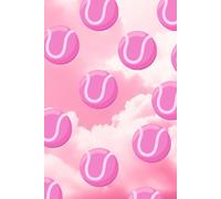 Tenis Ball School Notebook Theme: Amazing cute,pink tenis ball notebook