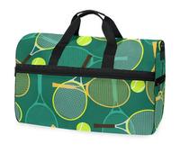 Tenis, borsone da viaggio per uomini, donne, ragazzi, ragazze, adolescenti, borsa da palestra oversize con scomparto per scarpe, per la notte, il fine settimana, yoga, allenamento, borsa da