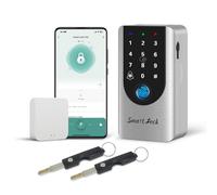 TenixLox Key Lock Box Outdoor,IP66 impermeabile appendere casella di blocco chiave con APP e campanello incorporato, Smart Lock Box per la casa chiave auto chiave all'aperto
