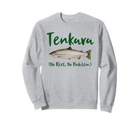Tenkara No Reel Non è Un Problema Pesca a Mosca Trota Kebari Felpa