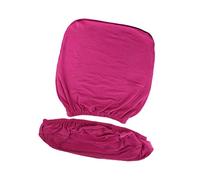 Tenlacum - Coprisedia universale per sedia da ufficio, colore puro, elasticizzata, girevole, per scrivania, per sedia da computer, per sedie da studio (rosso rosa)