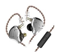 Tenlso KZ ZS10 Pro Auricolari HiFi in-ear, 4BA 1DD 5, in metallo con piastra frontale in acciaio INOX, cavo staccabile a 2 pin, Nero , with mic