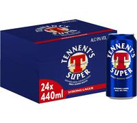 Tennent'S Super Birra Lattina, Pacco Da 24 X 44 Cl
