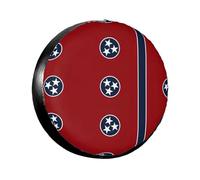 Tennessee Bandiera dello Stato Copertura Pneumatico 14-17 "Ruota Tyr Diametertrailer Auto Camion Pvc Impermeabile Protezione Antipolvere