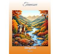 Tennessee Coloring Book: Tennessee Coloring book for ages 3-9