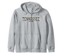 Tennessee EST 1796 Black Varsity State Men's Women's Kids Felpa con Cappuccio