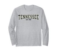 Tennessee EST 1796 Black Varsity State Men's Women's Kids Maglia a Manica