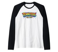 Tennessee EST 1796 - Graffiti Style TN State Pride Urban Maglia con Maniche Raglan
