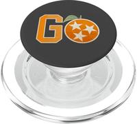 Tennessee Flag Vintage Football Fan Orange and White Gift PopSockets PopGrip per MagSafe