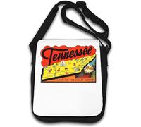 Tennessee Land of The Great Smokies Vintage Retro Travel Poster Borsa a tracolla bianca