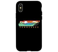 Tennessee Mountains & Outdoors State Pride Nature Graphic Custodia per iPhone X/XS
