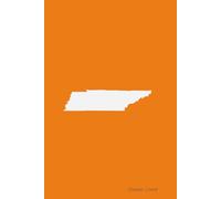 TENNESSEE ORANGE AND WHITE - Premium Lined Journal | 6" x 9" | Soft Cover | 120+ Pages: A High-Quality Writing Notebook - Ideal for School, Work, or Thoughtful Gifts