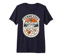 Tennessee Smoky Mountains, The Volunteer State Maglietta Premium