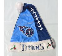 Tennessee Titans Team Logo Vacanza Chic Cappello Babbo Natale New Nwt Sh-Laces