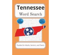 Tennessee word search book: Word Searches with Easy to Read Print about the State of Tennessee Locations, Attractions, Lore and More | 6 x 9 inches, ... for Vacations, Holidays, and Leisure times