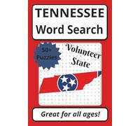Tennessee Word Search Puzzle Book: Word Searches with Easy to Read Print about Tennessee | 6 x 9 inches, 110 pages | 50+ Puzzles | Great Gift for Traveling, Holidays, and Free Time