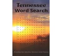 Tennessee Word Search Puzzle Book: Word Searches with Easy to Read Print about Tennessee, Volunteer State, Tennessee Cites and more |6x9 inches, 110 ... for Vacations, Holidays and Free Time